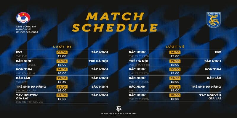 Lịch thi đấu Lịch thi đấu